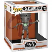 Funko POP! Pop Deluxe: Star Wars: The Mandalorian - IG-12 With Grogu Pop #720