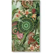 Hip Sporthanddoek "tropische print en mandala's" - Groen - (50x100 cm) - Microvezel