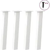 vidaXL Console tafelpoten 4 st 72 cm staal wit