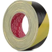 MagTape Utility gaffa markeringstape 50mm x 50m geel / zwart