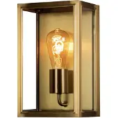 Konstsmide Wandlamp buiten Carpi, dimbaar, messing / goud, metaal, Modern, Wandlamp buiten