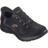 SKECHERS Slip-on 'Summits - Classy Night' oranje / rosa / zwart