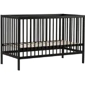 Cabino Born Lucky Baby Bed Mees Zwart 60 x 120 cm Unisex