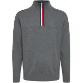 FQ1924 Trui 'Kyle' nachtblauw / grijs / rood / wit