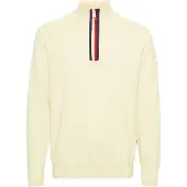 FQ1924 Trui 'Kyle' nachtblauw / rood / eierschaal