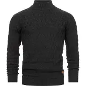INDICODE JEANS Trui 'Alpha' zwart