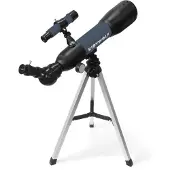 KIDYWOLF KIDYTELESCOPE Astronomische Telescoop voor Kinderen – 18x & 60x Vergroting, 50mm Lens, Tafelstatief, Kompas, Barlow Lens, 7+