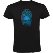 Kruskis Motorbiker Fingerprint T-shirt Met Korte Mouwen