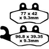 EBC Brakes SFA353HH Remblokken