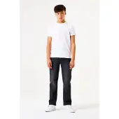 Garcia Ilyano jongens Jeans, 134, Zwart, Straight fit