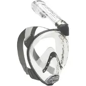 Cressi Baron Snorkeling Mask Transparant,Grijs M-L