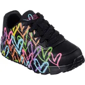 SKECHERS Sneakers 'Jgoldcrown: Uno Lite' zwart