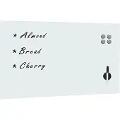vidaXL Magneetbord wandmontage 120x60 cm glas