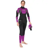 Mares Ice Skin Semi Dry Suit Zwart,Paars M Vrouw
