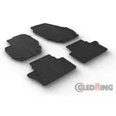 GledRing Volvo V70/XC70 2007-2016 Rubbermatten Zwart