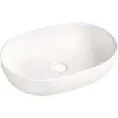 Best design Lariano opbouw wastafel waskom glans wit 60x42.5x14cm