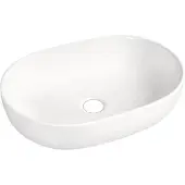 Best design Lariano opbouw wastafel waskom mat wit 60x42.5x14cm