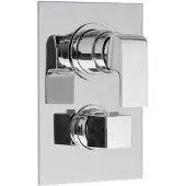 Hak Douchekraan Inbouw Dimy Thermostatisch Afbouwdeel 3-weg Chroom (incl. inbouwdeel)