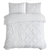 Dreamhouse Dekbedovertrek Salvador White Katoen-200 x 200 / 220 cm | 2-Persoons