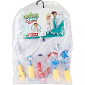 Toi-Toys verkleedset dokter junior polyester wit 10-delig