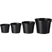 Nature Plantcontainer zwart 7,5L H21xØ26 cm