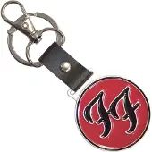 Foo Fighters - FF Logo Sleutelhanger - Rood/Zwart