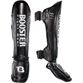 Booster Fight Gear - Scheenbeschermer - V3 - Zwart - Maat S