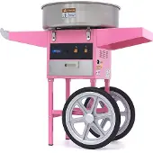 Maxima Suikerspinmachine – Ø 52 cm – Roze – met Onderstel