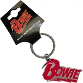 David Bowie - Logo Sleutelhanger - Rood