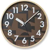 Lemnos Houten Wandklok Bruin