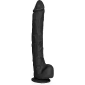 Kiotos - Mega Dildo XXL 37 x 4.4 cm - Zwart