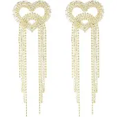 Yehwang Heart of the party oorbellen - goud