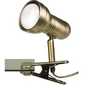 Orion Klemlamp SAMAL, messing / goud, Woon-/ Eetkamer, metaal, Modern, Klemlamp