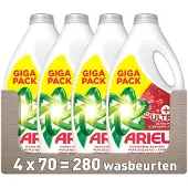 Ariel 4x Ariel Vloeibaar Wasmiddel +ultra Vlekverwijderaar 70 Wasbeurten 3150 Ml