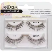 Andrea Two-Of-A-Kind Lashes Black 45 2 stk.