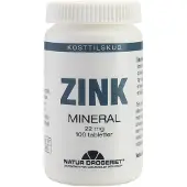 Natur Drogeriet Zink Mineral 100 stk.