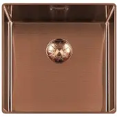 Togo Slim Series spoelbak 40x40cm copper
