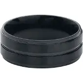 EtNox Ring - Basic Double Black - voor Mannen - zwart - Maat XS