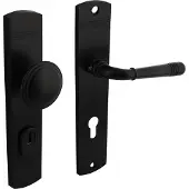 Intersteel | Veiligheidsbeslag | Helena | PC72mm | Zwart Geveerd