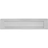 Intersteel Brievenbus met klep/regenrand rvs geborsteld 340 x 76mm