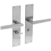 Intersteel Deurkruk Jura met schild WC63/8 rvs geborsteld