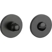 Aprile Comfort WC garnituur rozet 7mm Ø53mm zwart Toilet Rozet