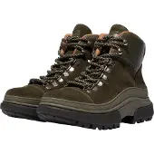 FitFlop Women Wylder Lace Up Boot Suede Deep Olive-Schoenmaat 36