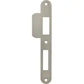 Intersteel Sluitplaat 192x25x1,5mm afgerond met korte lip DIN rechts rvs