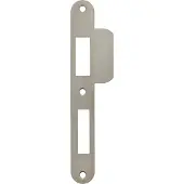 Intersteel Sluitplaat 192x25x1,5mm afgerond met korte lip DIN links rvs
