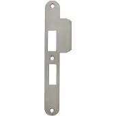 Intersteel sluitplaat voor veiligheidsslot SKG** profielcilindergat 55 mm DIN links RVS
