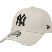 New Era Pet 'League Essential 9Forty' lichtbeige / zwart