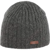 Barts Haakon Lambswool Gebreide Muts by