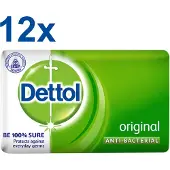 Dettol - Original - Antibacteriële - Zeeptablet - Handzeep - 12x 100 gram - Voordeelverpakking