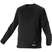 Makita Accu-thermoshirt DCX200C3XL, maat 3XL, lange mouwen, zonder accu, geschikt voor 12/14,4/18V